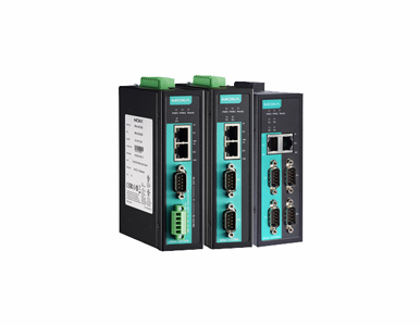 NPort IA5250A-T-IEX - NPort IA5250A-T-IEX - 2-port RS-232/422/485 serial device server, 10/100MBaseT(X), 1KV serial surge by MOXA